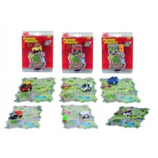Заводная мини-машинка Dickie Toys с трассой-пазлом